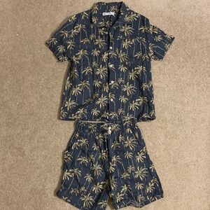 Zara Kids Palm Print Set